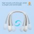 Portable Neck Fan 360  Cooling Hanging Fan USB Rechargeable 3000mAh Small Handheld Fan For Camping Office Travel Purple