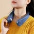 Portable Neck Fan 360  Cooling Hanging Fan USB Rechargeable 3000mAh Small Handheld Fan For Camping Office Travel Purple