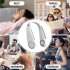 Portable Neck Fan 360  Cooling Hanging Fan USB Rechargeable 3000mAh Small Handheld Fan For Camping Office Travel Purple