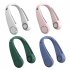 Portable Neck Fan 360  Cooling Hanging Fan USB Rechargeable 3000mAh Small Handheld Fan For Camping Office Travel Purple