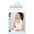 Portable Neck Fan Bladeless Usb Rechargeable Wearable Head Fan Hands free Mini Cooler For Outdoor Sports Travel White