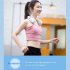 Portable Neck Fan Bladeless Usb Rechargeable Wearable Head Fan Hands free Mini Cooler For Outdoor Sports Travel White