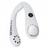 Portable Neck Fan Bladeless Usb Rechargeable Wearable Head Fan Hands free Mini Cooler For Outdoor Sports Travel White