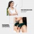 Portable Neck Fan Bladeless Usb Rechargeable Wearable Head Fan Hands free Mini Cooler For Outdoor Sports Travel Dark night green