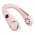 Portable Neck Fan Bladeless Usb Rechargeable Wearable Head Fan Hands free Mini Cooler For Outdoor Sports Travel Dark night green