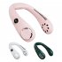 Portable Neck Fan Bladeless Usb Rechargeable Wearable Head Fan Hands free Mini Cooler For Outdoor Sports Travel Dark night green