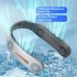 Portable Neck Fan Usb Rechargeable Low Noise Leafless Cooling Fan Air Cooler Wearable Neckband Fans A306 pink