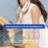 Portable Neck Fan Usb Rechargeable Low Noise Leafless Cooling Fan Air Cooler Wearable Neckband Fans A306 pink