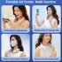 Portable Neck Fan Usb Rechargeable Low Noise Leafless Cooling Fan Air Cooler Wearable Neckband Fans A306 pink