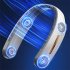 Portable Neck Fan Usb Rechargeable Low Noise Leafless Cooling Fan Air Cooler Wearable Neckband Fans A306 green