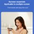 Portable Neck Fan Usb Rechargeable Low Noise Leafless Cooling Fan Air Cooler Wearable Neckband Fans A306 green