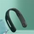 Portable Neck Fan Usb Rechargeable Low Noise Leafless Cooling Fan Air Cooler Wearable Neckband Fans A306 green