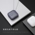 Portable Necklace Air Purifier Remove Formaldehyde PM2 5 Anion Air Freshener Square  Gray 