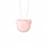 Portable Necklace Air Purifier Remove Formaldehyde PM2 5 Anion Air Freshener Bear  Pink 