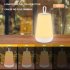 Portable Night Light Ip44 Waterproof 4 Brightness Settings Rgb Colorful Bedside Light Outdoor Camping Lamp Warm light   RGB colorful 3W