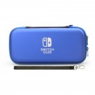 Portable Oled Storage Bag Lightweight Durable Case Built-in 10 Game Card Slots Game Accessories For Nintendo Switch blue