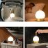 Portable Outdoor Camping Atmosphere Light Charging Table Lamp Bedroom Bedside Night Lights with Handle Black