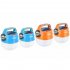 Portable Outdoor Camping Light  Rechargeable 1200mAh Battery Solar Powered And USB Charging  Outdoor Camping Hanging Tent Lamp With Adjustable Brightness orange