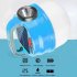 Portable Outdoor Camping Light  Rechargeable 1200mAh Battery Solar Powered And USB Charging  Outdoor Camping Hanging Tent Lamp With Adjustable Brightness Blue S