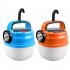 Portable Outdoor Camping Light  Rechargeable 1200mAh Battery Solar Powered And USB Charging  Outdoor Camping Hanging Tent Lamp With Adjustable Brightness Blue S