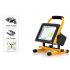 Portable Outdoor Flood Light and Camping Light with 30W  2550lm  Rotates 360 Degrees  IP65 Waterproof  Built in Battery
