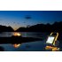 Portable Outdoor Flood Light and Camping Light with 30W  2550lm  Rotates 360 Degrees  IP65 Waterproof  Built in Battery