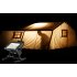 Portable Outdoor LED Camping Light that has a Rechargeable Battery  an IP65 Waterproof Rating as well as emitting 1500 Lumens