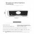 Portable Outdoor Led Headlight Power Display Type c Charging Sensor Night Running Lamps White