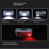 Portable Outdoor Led Headlight Power Display Type c Charging Sensor Night Running Lamps White