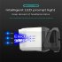 Portable Outdoor Led Headlight Power Display Type c Charging Sensor Night Running Lamps White