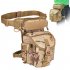 Portable Outdoor Leg Bag Multi purpose Oxford Cloth Fishing Backpack For Mountaineering Fishing Cycling ACU camouflage