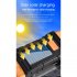 Portable Outdoor Solar Lamp 1500mha Battery Ip44 Waterproof Strong Light Flashlight HB 2678