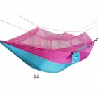 Portable Parachute Fabric Hammock with Mosquito Net For Outdoor Camping 4 