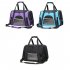 Portable Pet Bag Outgoing Travel Breathable Pets Cage Handbag with Top Window Mesh black