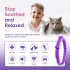 Portable Pet Calming Collars Long Lasting Stress Anxiety Relief Pet Neck Accessories For Cats Dogs 4pcs packs  cats