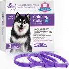 Portable Pet Calming Collars Long Lasting Stress Anxiety Relief Pet Neck Accessories For Cats Dogs 3pcs/pack, dogs