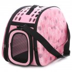 Portable Pet Handbag Carrier Comfortable Travel Carry Bags For Cat Dog Puppy Small Animals  Pink Medium 42   28   30