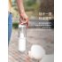 Portable Pet Water Bottle Travel Puppy Cat Drinking Bowl for Outdoor gray