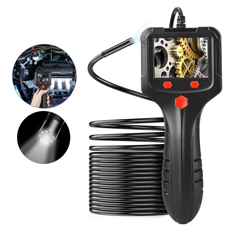 Portable Pipe Endoscope with 8mm Lens HD Camera Handheld Peepscope Detector