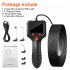 Portable Pipe Endoscope with Screen 8mm Lens Hd Camera Handheld Industrial Peepscope Detector Front 2m Black