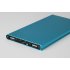 Portable Power Bank 20 000mAh External Battery Charger  Ultra Slim Design with 2 USB Ports for iPhone7 Plus 6s 6 Plus  iPad  Galaxy and More Blue