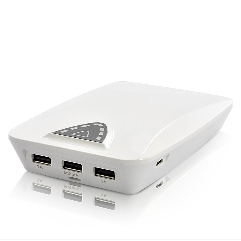 10000mAh Battery Bank w x3 USB - BlueArc