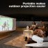 Portable Projector 720P Video Projector With Remote Control Home Video Smart Projectors Wireless WiFi Mini Outdoor Movie Projector For Smart Phones Laptop Table