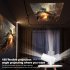 Portable Projector 720P Video Projector With Remote Control Home Video Smart Projectors Wireless WiFi Mini Outdoor Movie Projector For Smart Phones Laptop Table