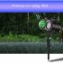 Portable Projector Lights With Rotable Bracket 12 HD Slideshows Multifunctional IP44 Waterproof Colorful Night Light Projector British regulatory
