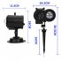 Portable Projector Lights With Rotable Bracket 12 HD Slideshows Multifunctional IP44 Waterproof Colorful Night Light Projector British regulatory