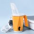 Portable Removable Cat Litter Shovel with Trash Can 800ml Large Capacity Cat Litter Box Grey