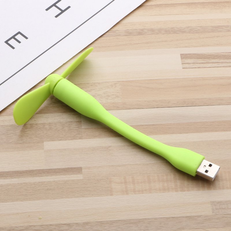 Portable Removable USB Mini Phone Fan for Android Apple Letv green_fan+ opp bag packaging