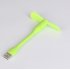 Portable Removable USB Mini Phone Fan for Android Apple Letv green fan  opp bag packaging