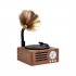 Portable Retro Mini Fm Radio Bluetooth Speaker Mp3 Music Player with Microphone Support Tf Card aux